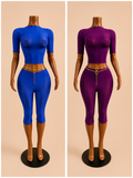 Double Trouble Capri Set